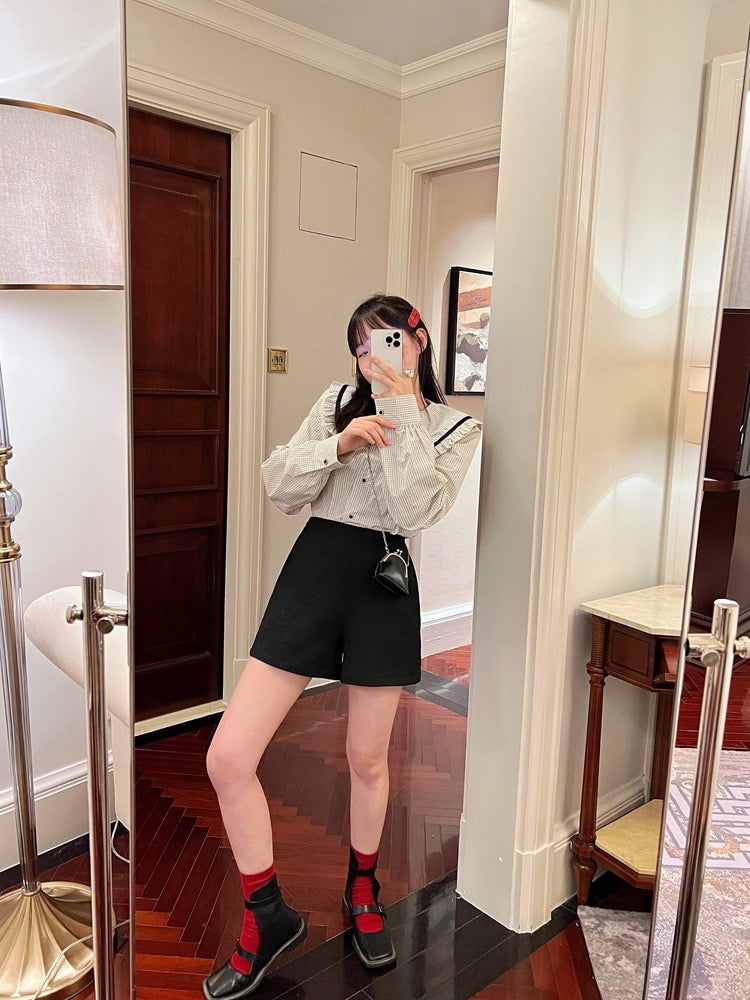 小香秋冬阔腿短裤Chanel-inspired Shorts