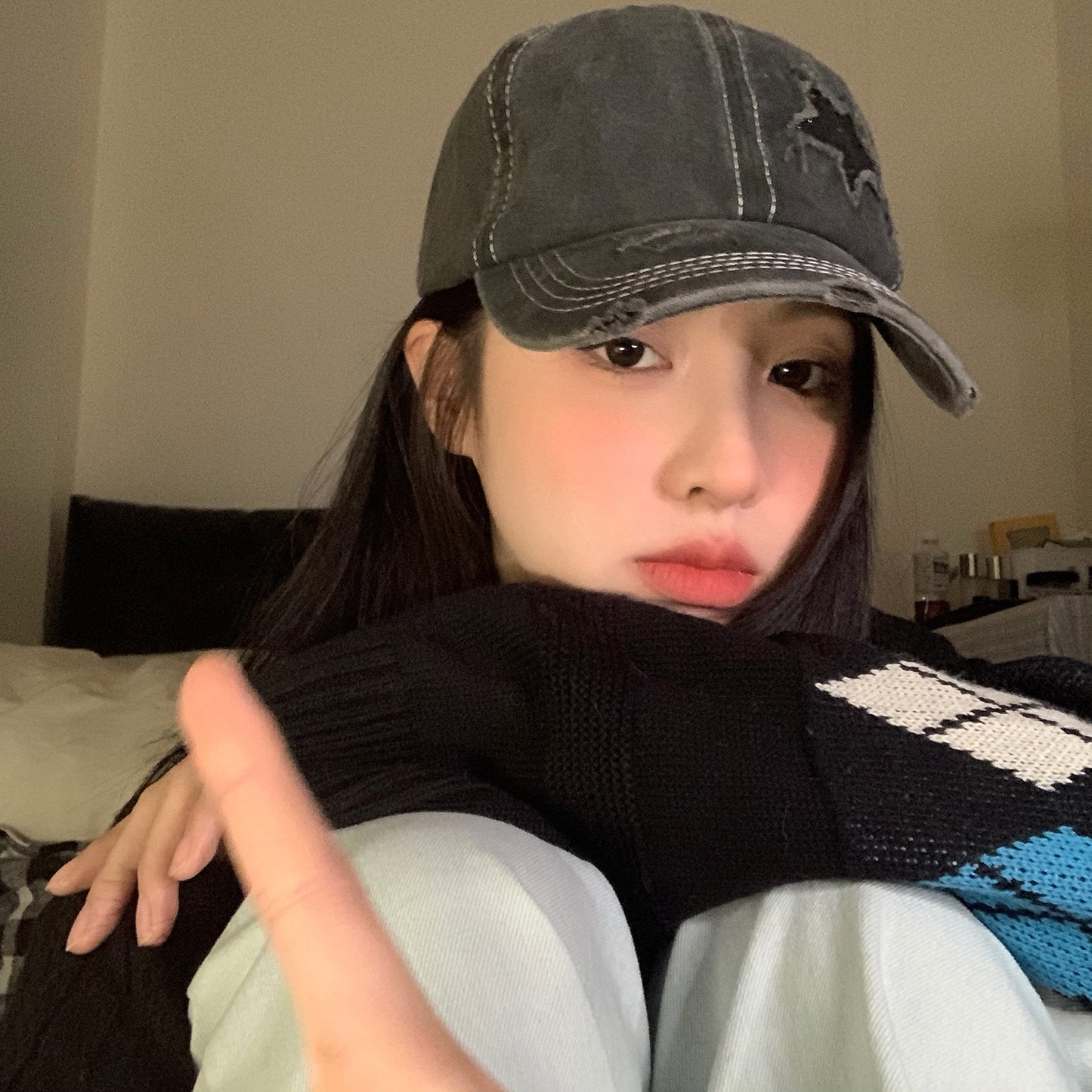 三色星星棒球帽 Pentagram Baseball Cap