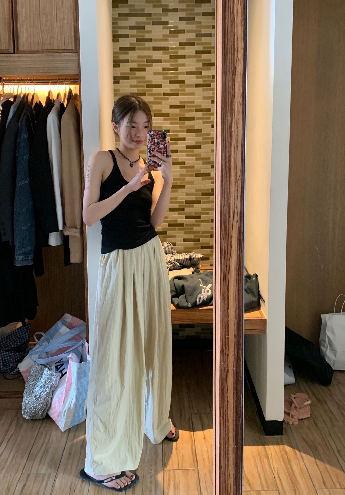 松紧腰超舒适遛弯裤Casual Oversize Baggy Pants