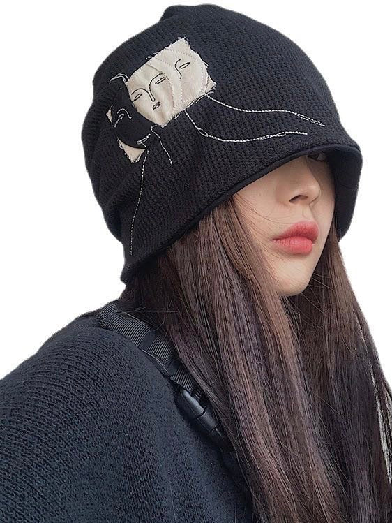 艺术贴布堆堆帽Embroidered Beanie