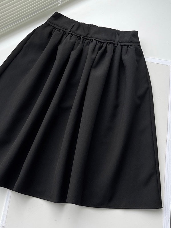 山本暗黑蓬蓬裙Salline Pleated Skirt