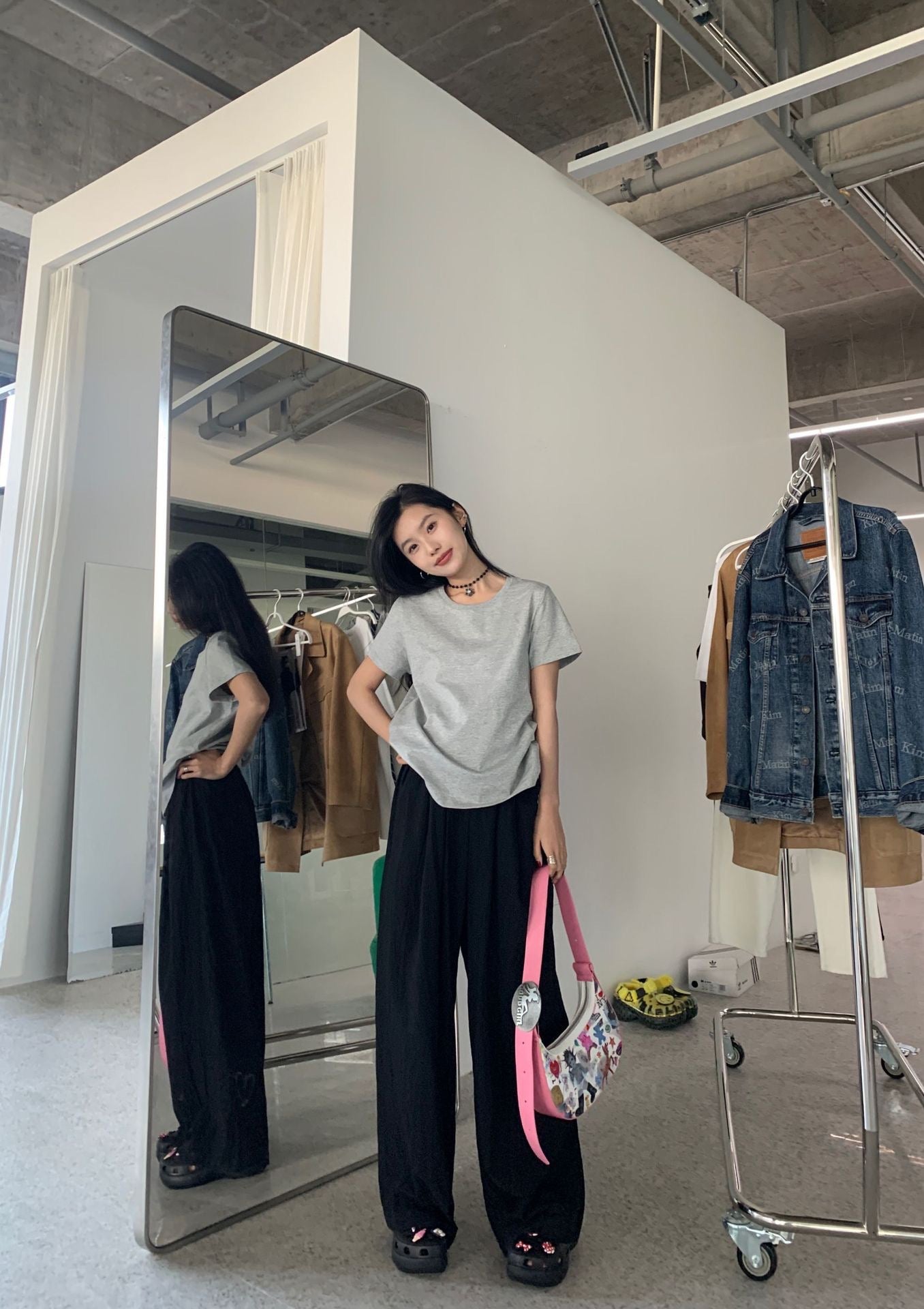 松紧腰超舒适遛弯裤Casual Oversize Baggy Pants