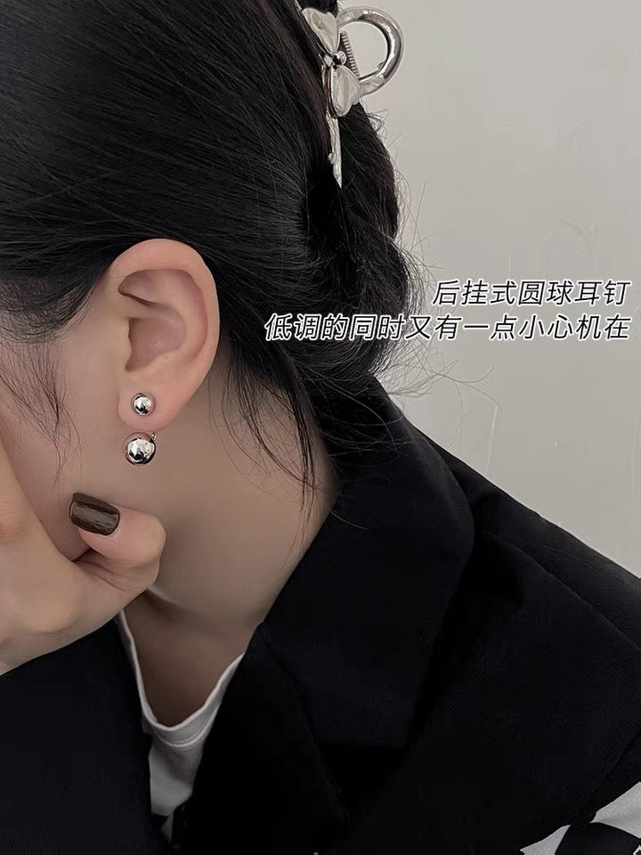 Silver Plated Stud Earrings