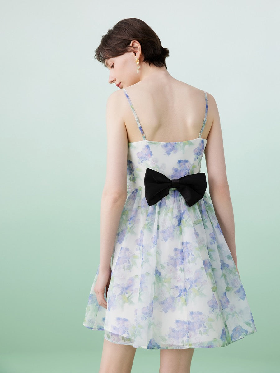 蓝色蝴蝶短款连衣裙🦋French Impression Dress