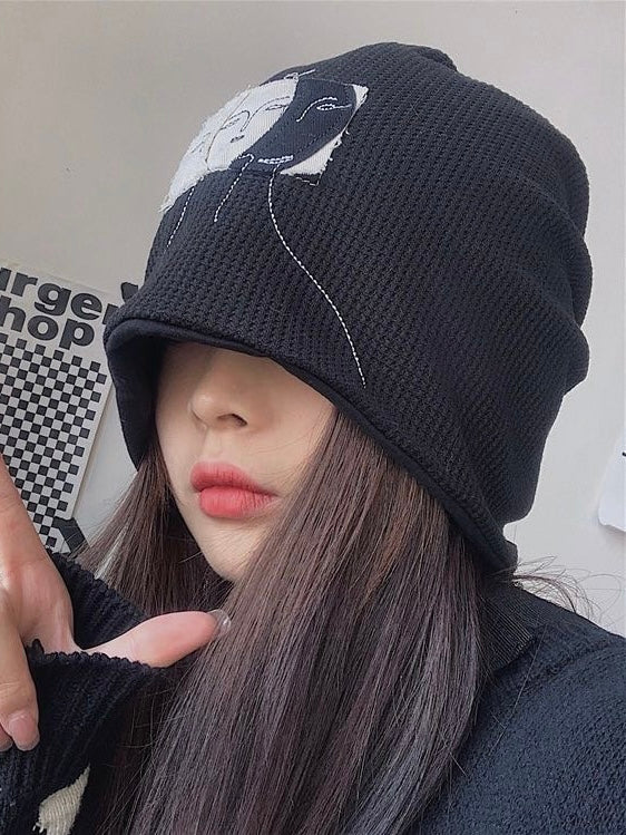 艺术贴布堆堆帽Embroidered Beanie