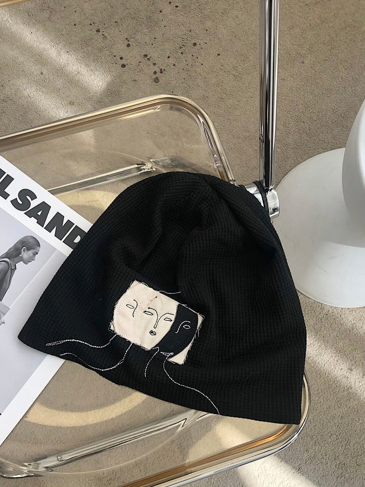 艺术贴布堆堆帽Embroidered Beanie