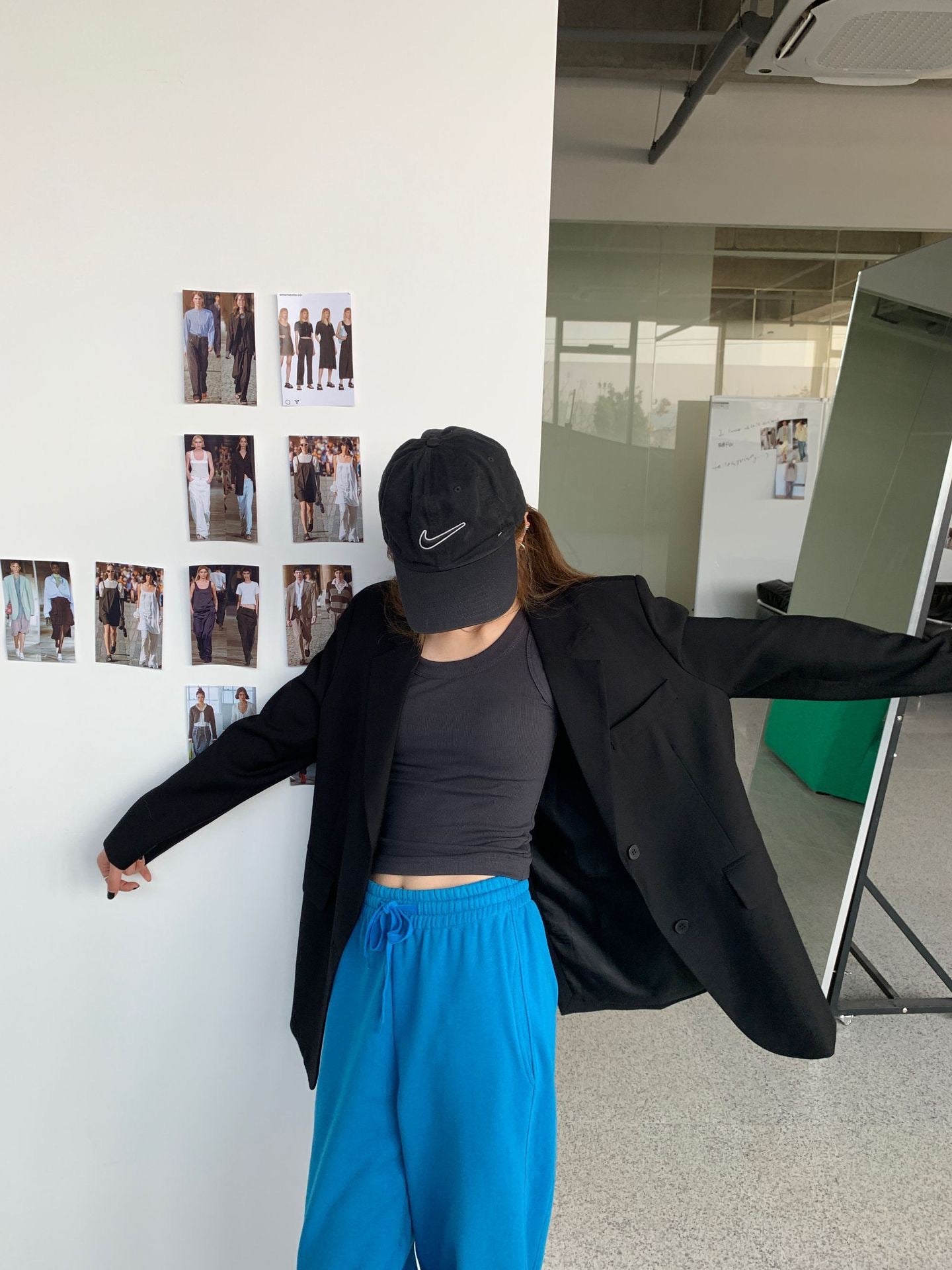 纯色修身U领背心U-Collar Knit T-shirt