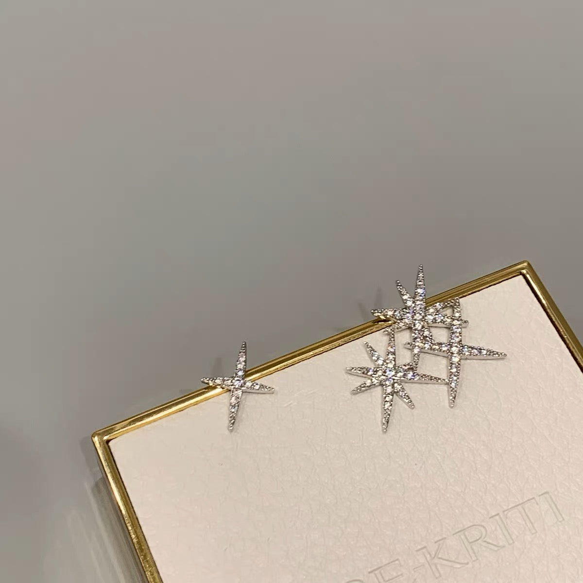 Unmatched Diamond Stud Earrings