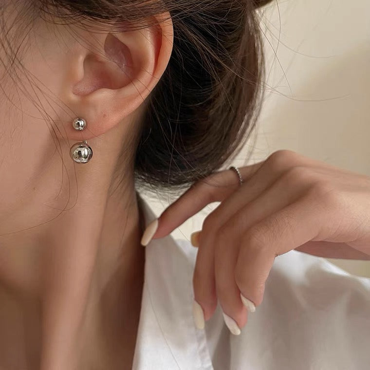 Silver Plated Stud Earrings
