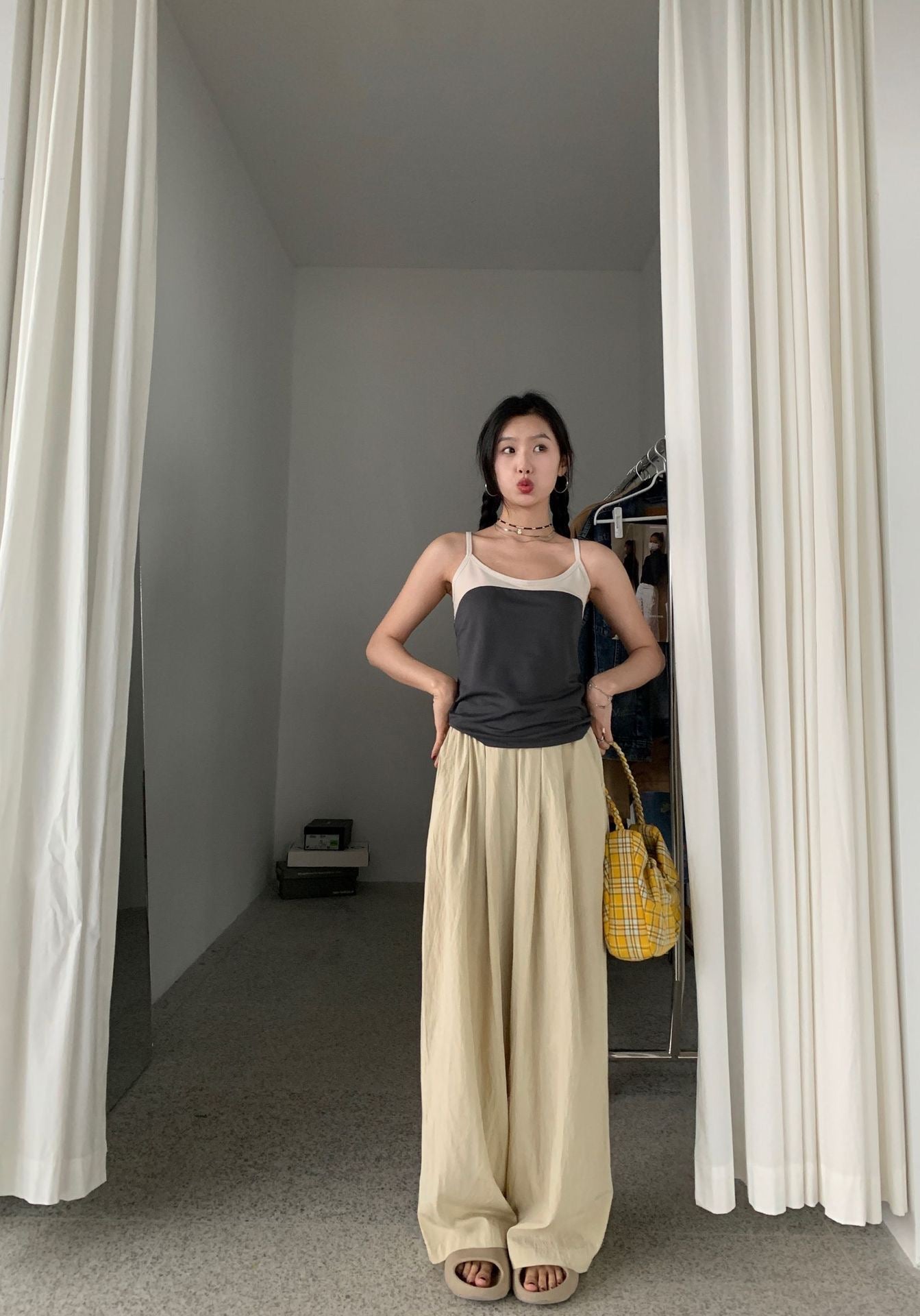 松紧腰超舒适遛弯裤Casual Oversize Baggy Pants