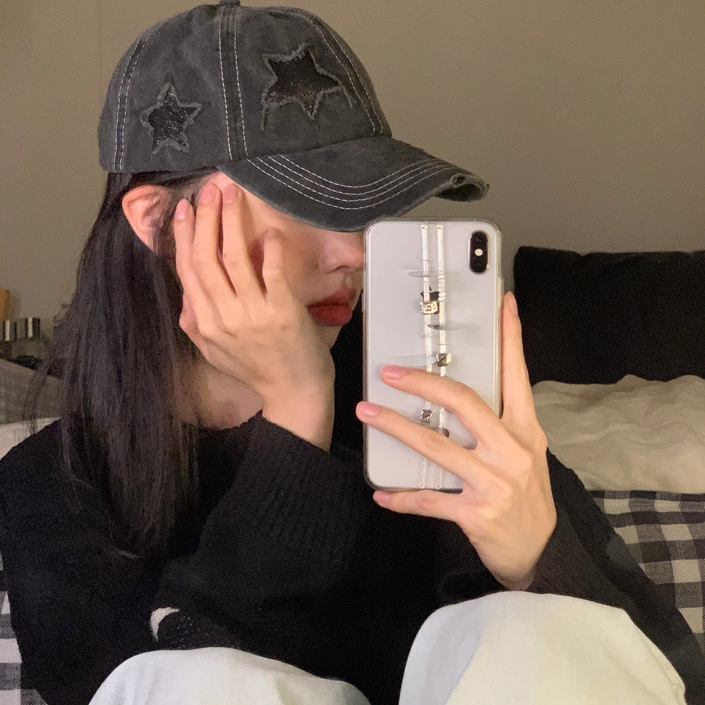 三色星星棒球帽 Pentagram Baseball Cap