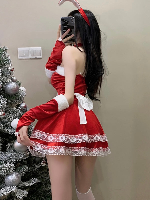 【圣诞兔女郎】红色战裙Christmas Bunny Dress