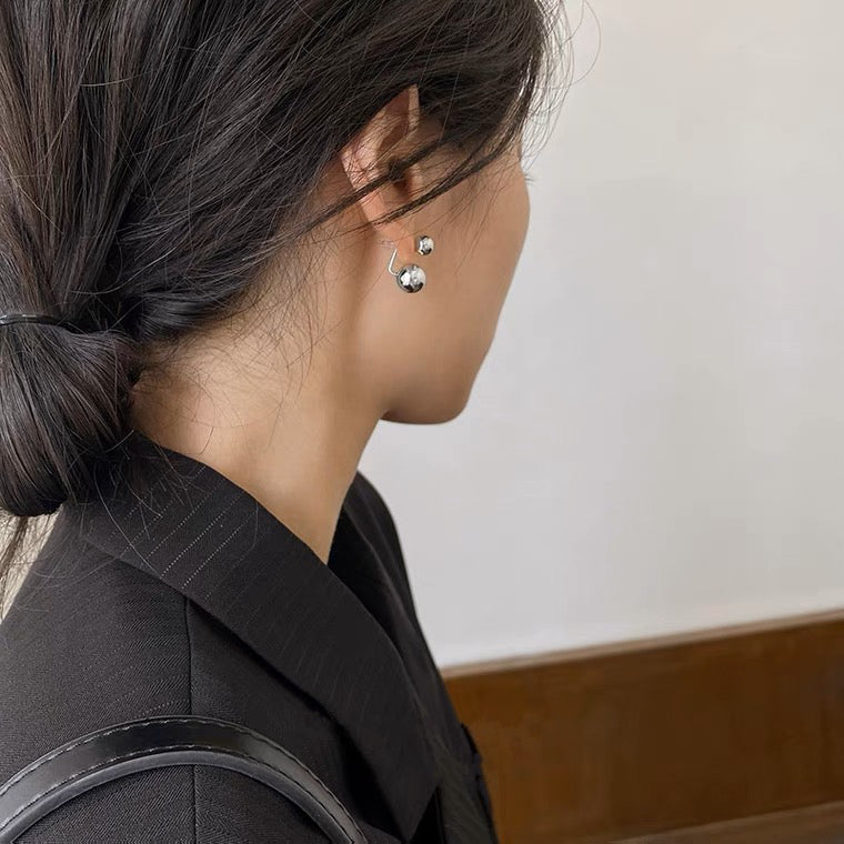 Silver Plated Stud Earrings