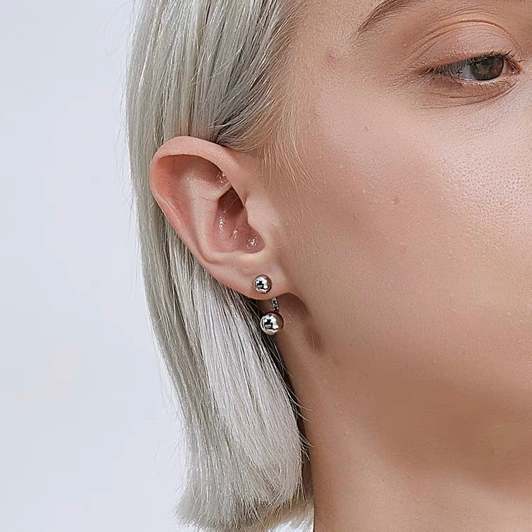 Silver Plated Stud Earrings