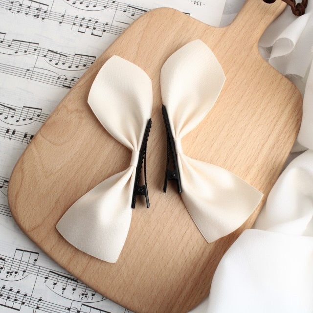 蝴蝶结发夹两件套Bow Hair Clip