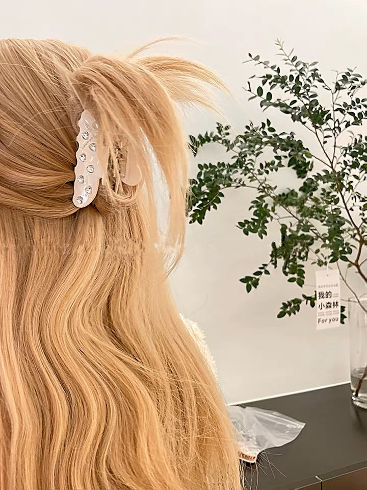 爱心柄镶钻发抓Diamond Hair Claw