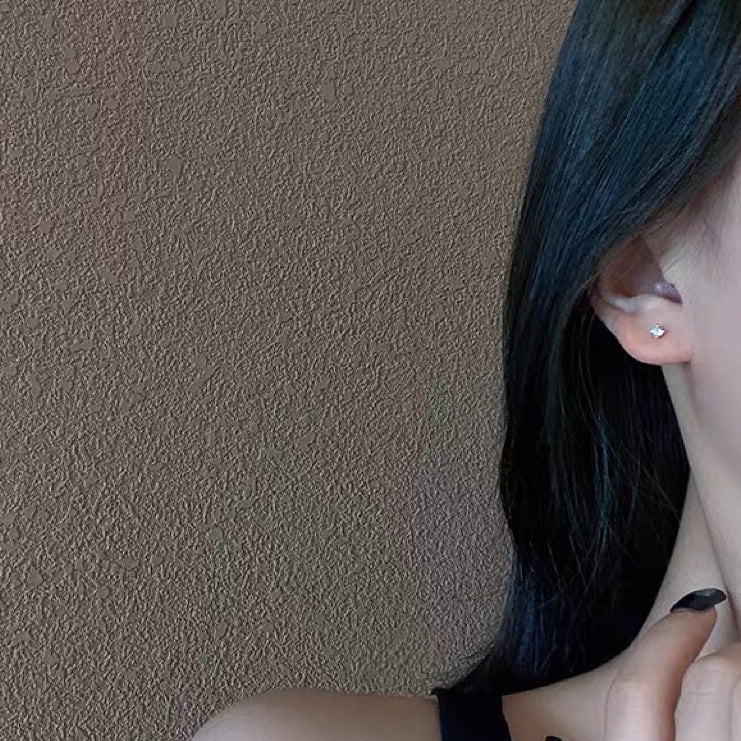 Gold Plated Stud Earring Set