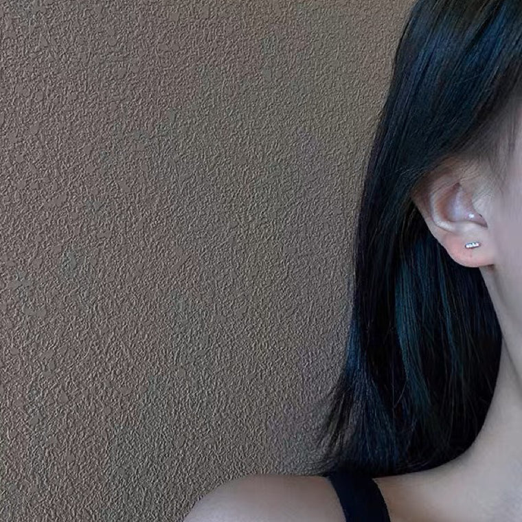 Gold Plated Stud Earring Set