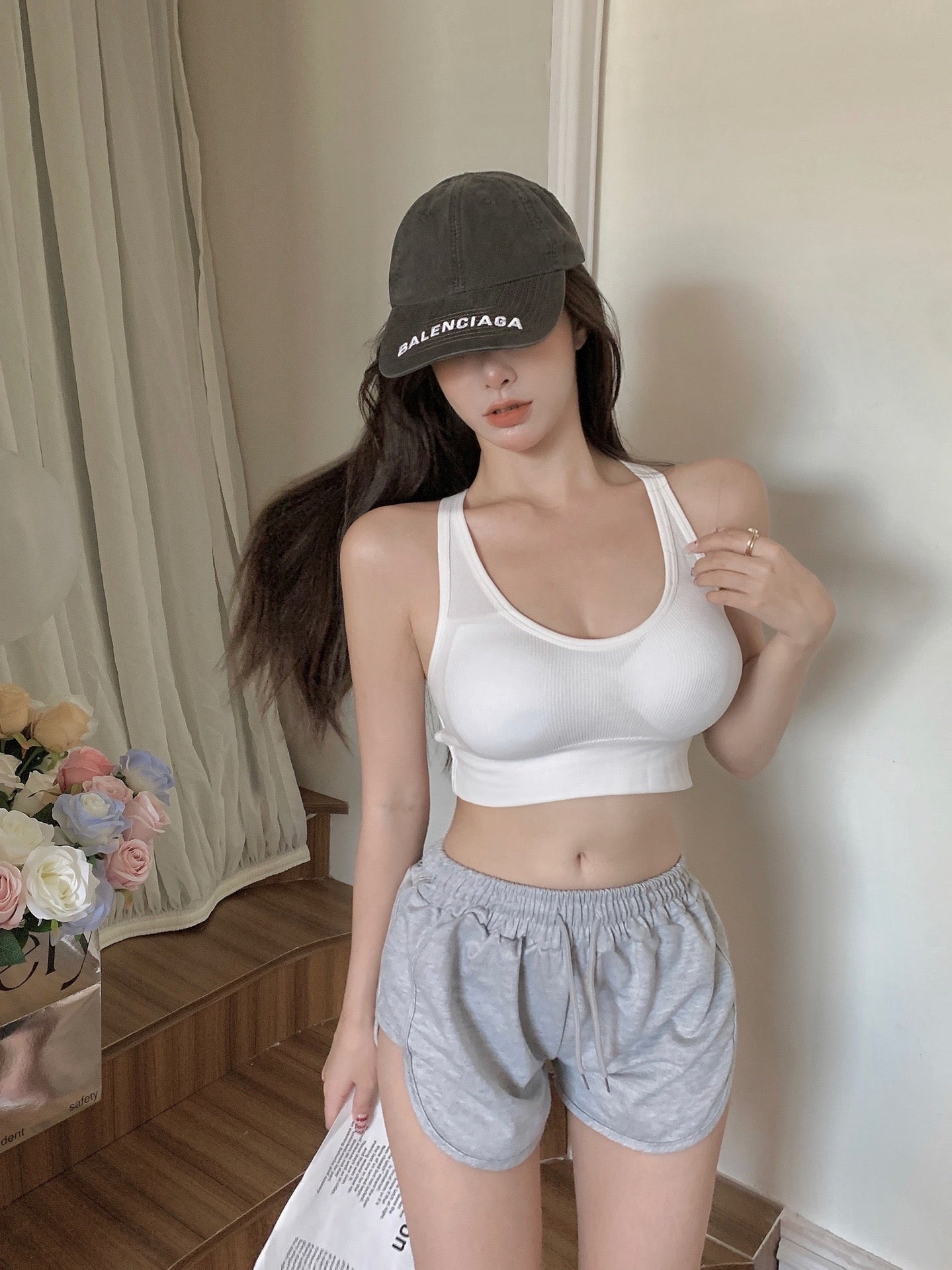 辣妹交叉美背吊带Crisscross Camisole