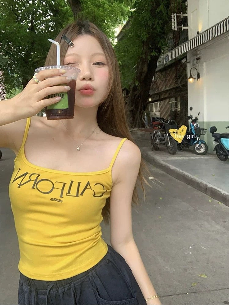 多巴胺美式辣妹吊带Dopamine Spicy Camisole