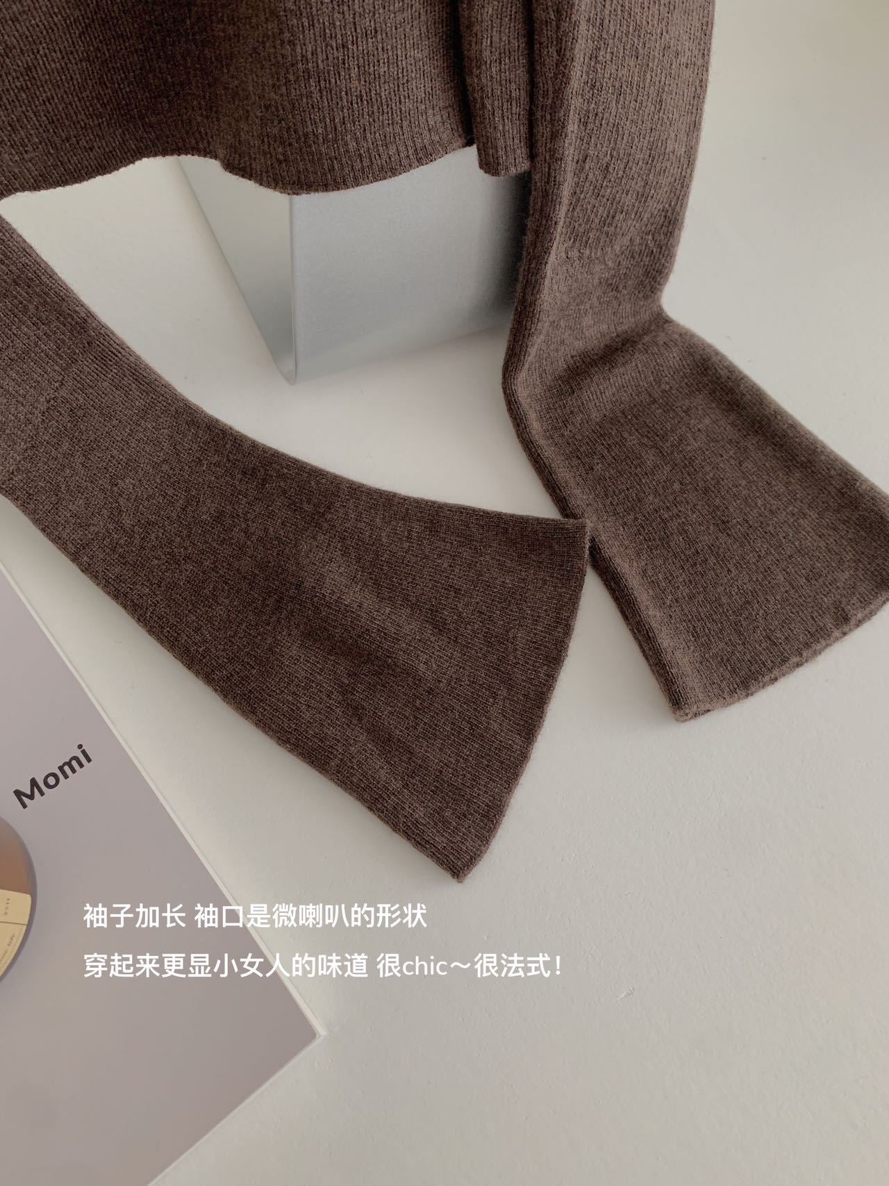 【女主气质】翻領polo针织衫