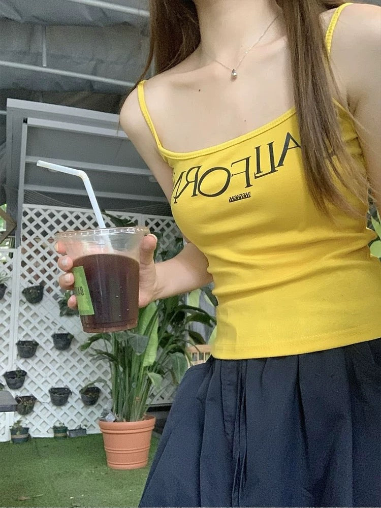 多巴胺美式辣妹吊带Dopamine Spicy Camisole