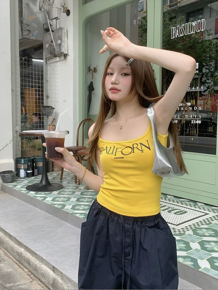 多巴胺美式辣妹吊带Dopamine Spicy Camisole
