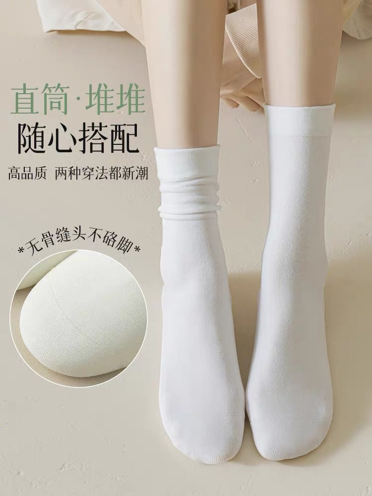 必备纯色袜子Essential Socks(buy2get1free)