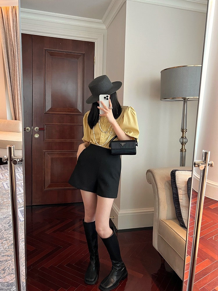 小香秋冬阔腿短裤Chanel-inspired Shorts
