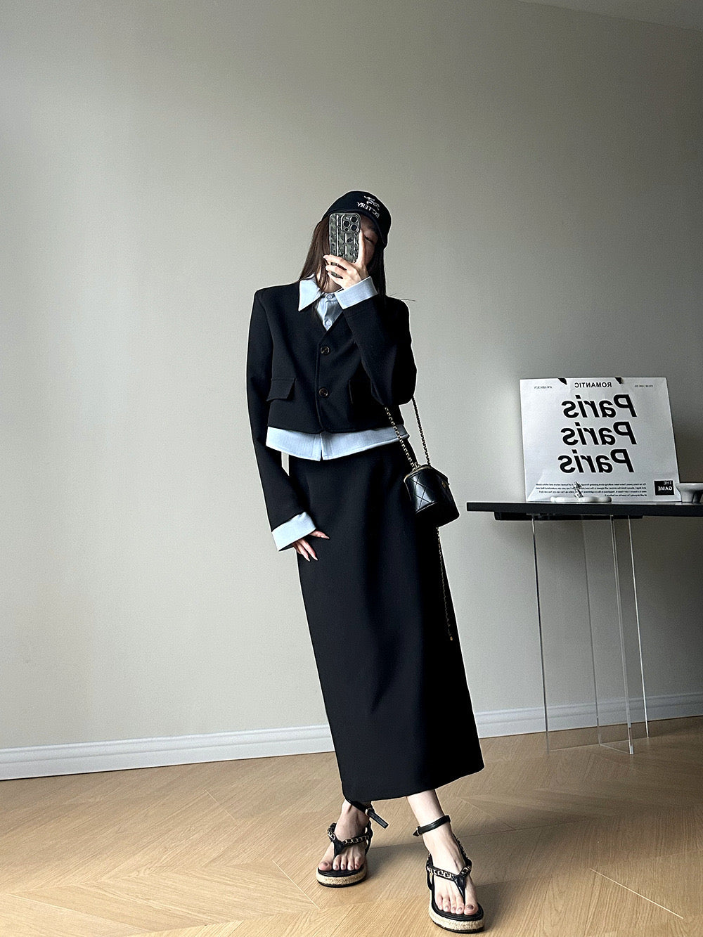 秋冬学院风套装Chic Two-Piece Set
