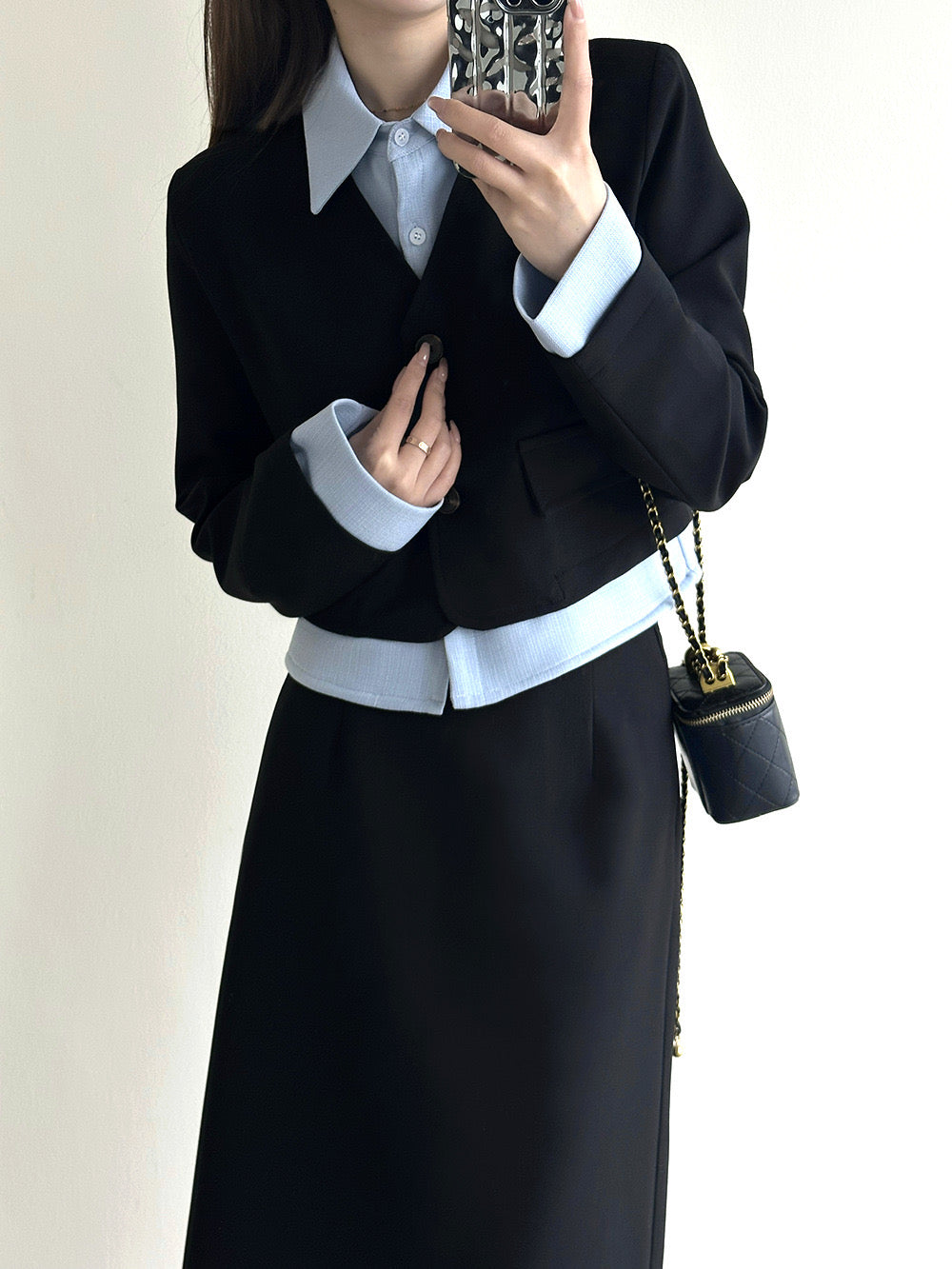 秋冬学院风套装Chic Two-Piece Set