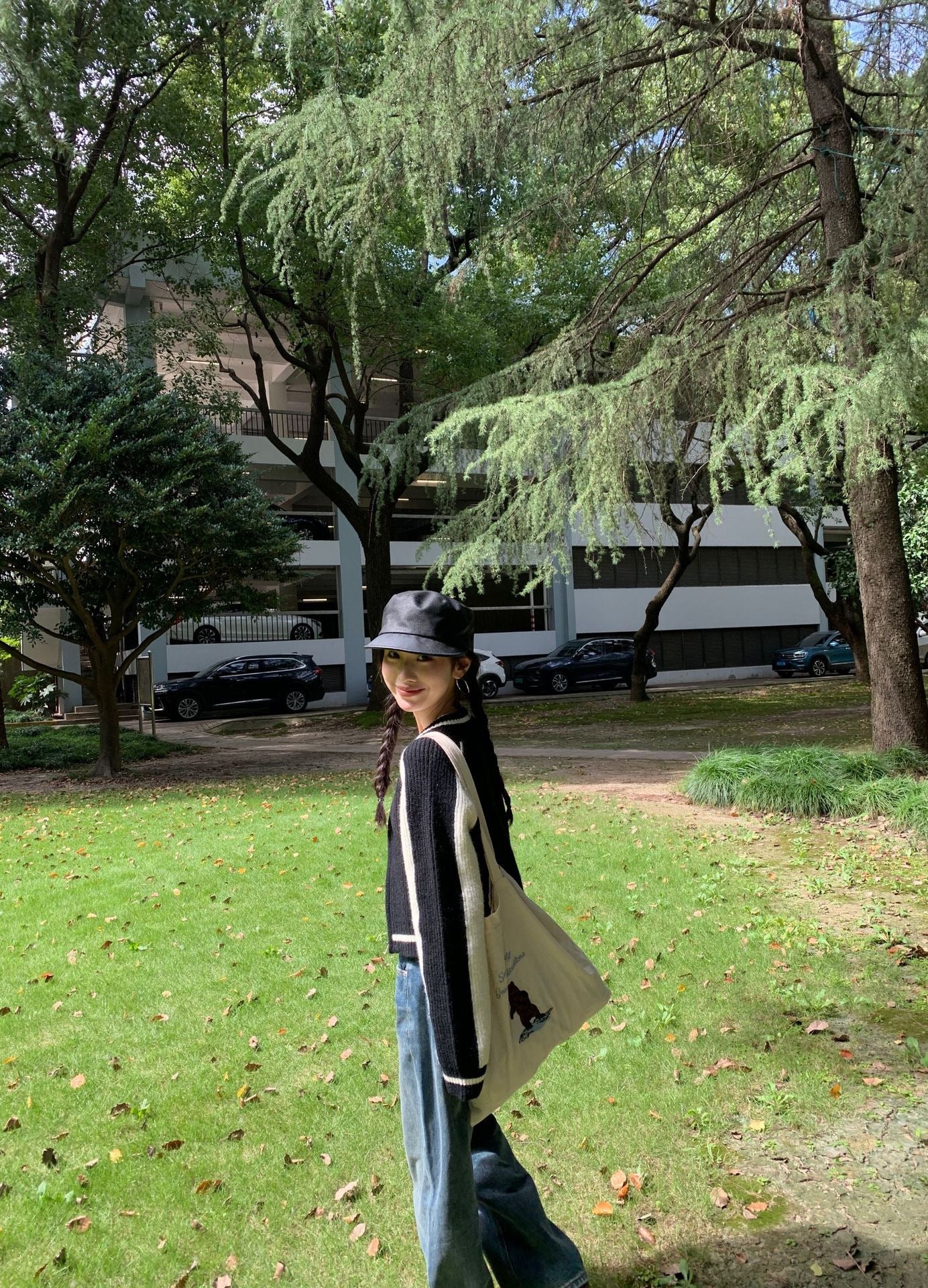 复古撞色短款厚针织外套Vintage Clash Chunky Knit Jacket