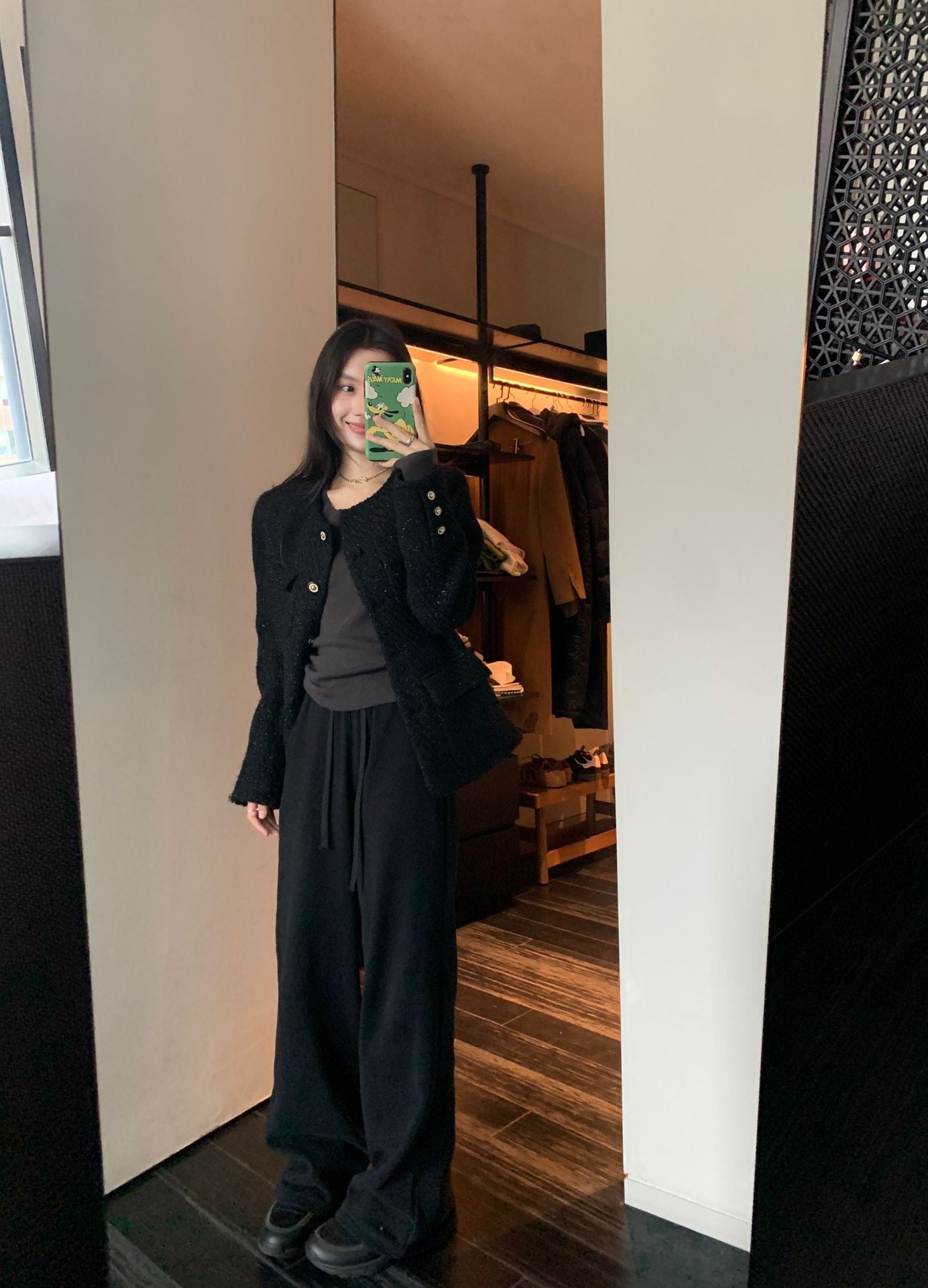 「纸片人内搭」软糯圆领修身打底衫 Soft Round Neck Slim Bottom Shirt