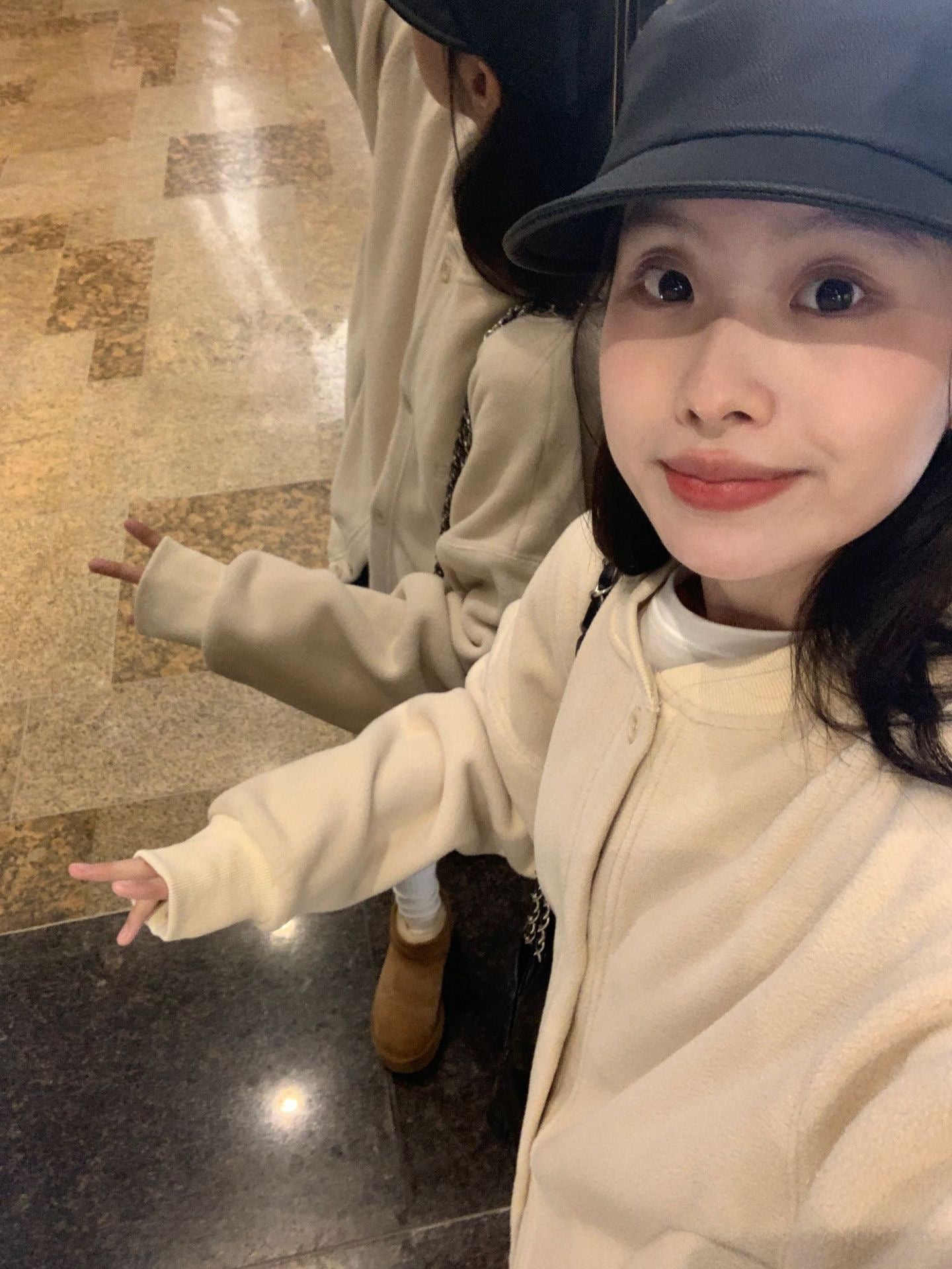 摇粒绒刺绣单排扣卫衣外套Sweatshirt Jacket in Rocker Fleece