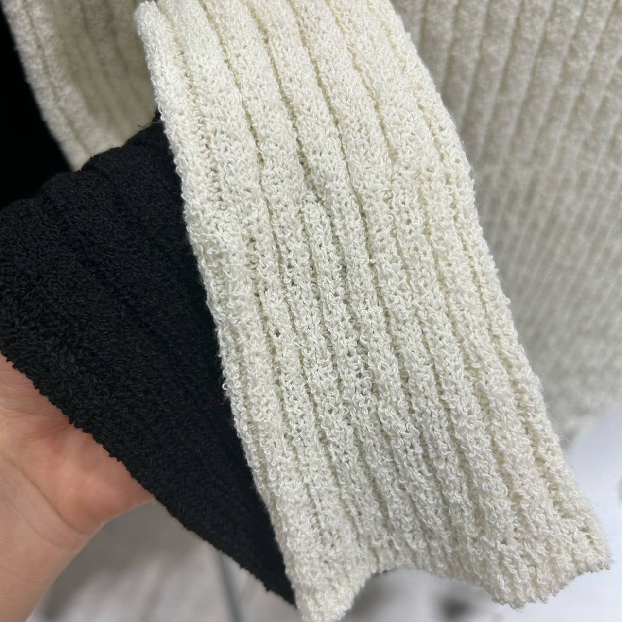 纸片人针织麻感打底衫Knitted Hemp Bottom Shirt