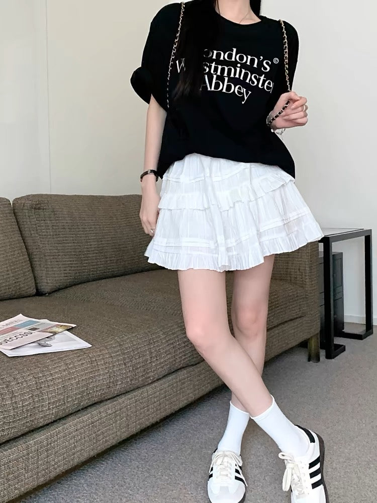 月光芭蕾小白裙少女感Moonlight Ballet Mini Skirt
