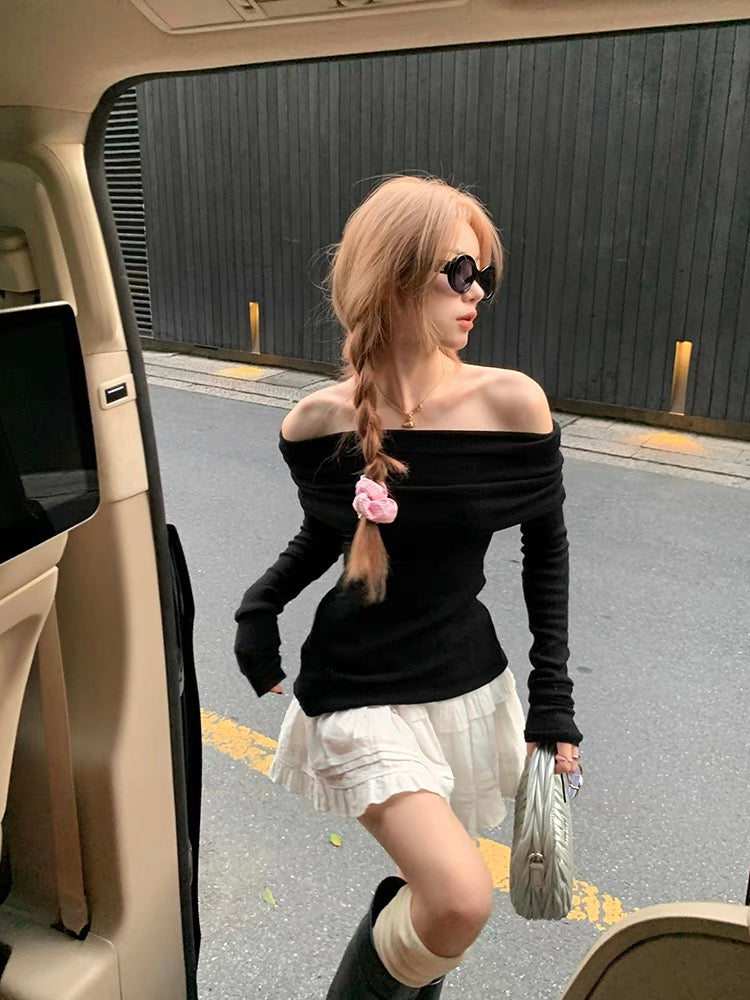 月光芭蕾小白裙少女感Moonlight Ballet Mini Skirt