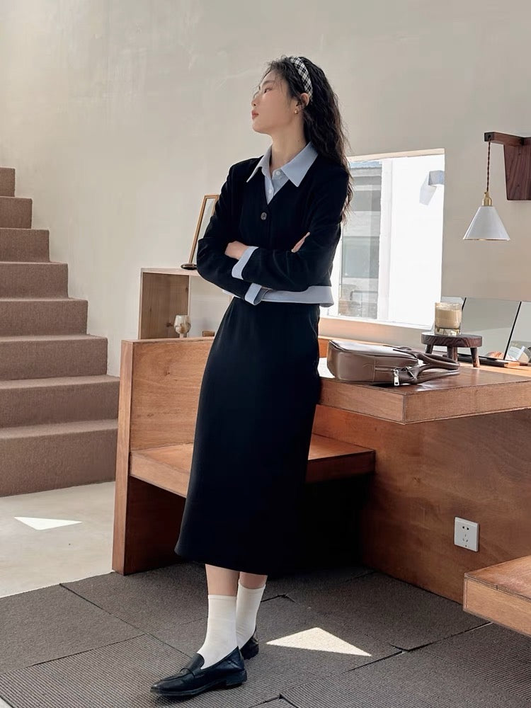 秋冬学院风套装Chic Two-Piece Set