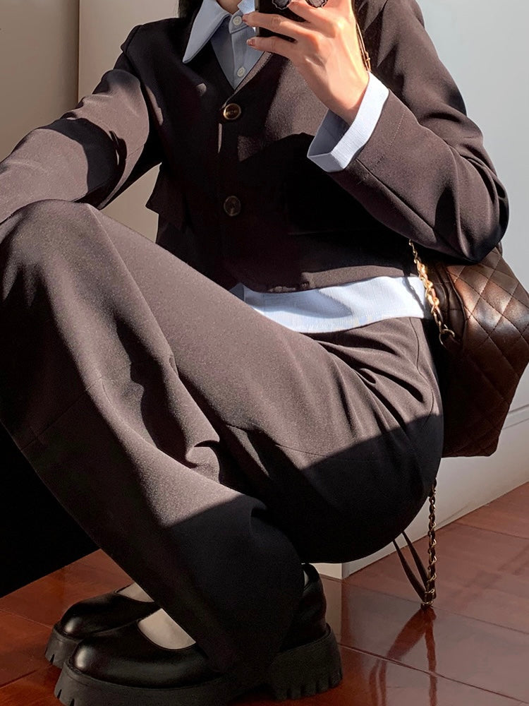 秋冬学院风套装Chic Two-Piece Set