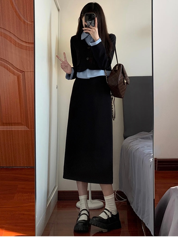 秋冬学院风套装Chic Two-Piece Set