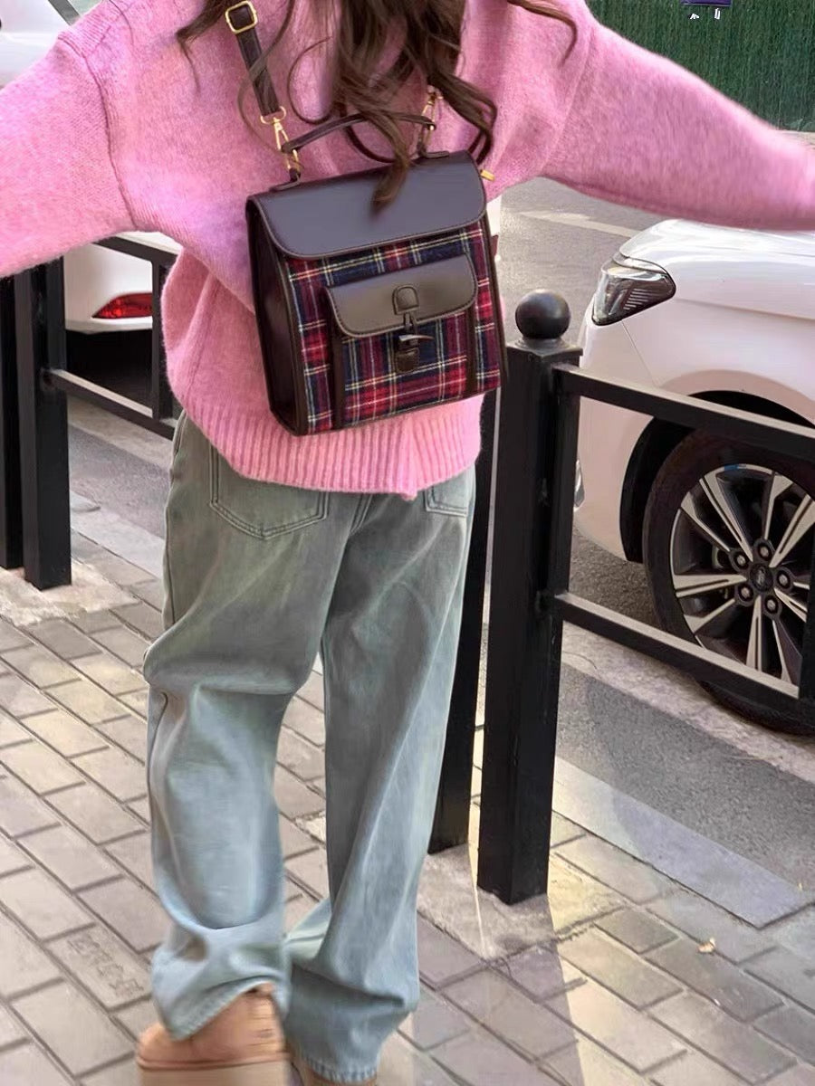 浅蓝色加绒宽松牛仔裤Light Blue Padded Loose Jeans