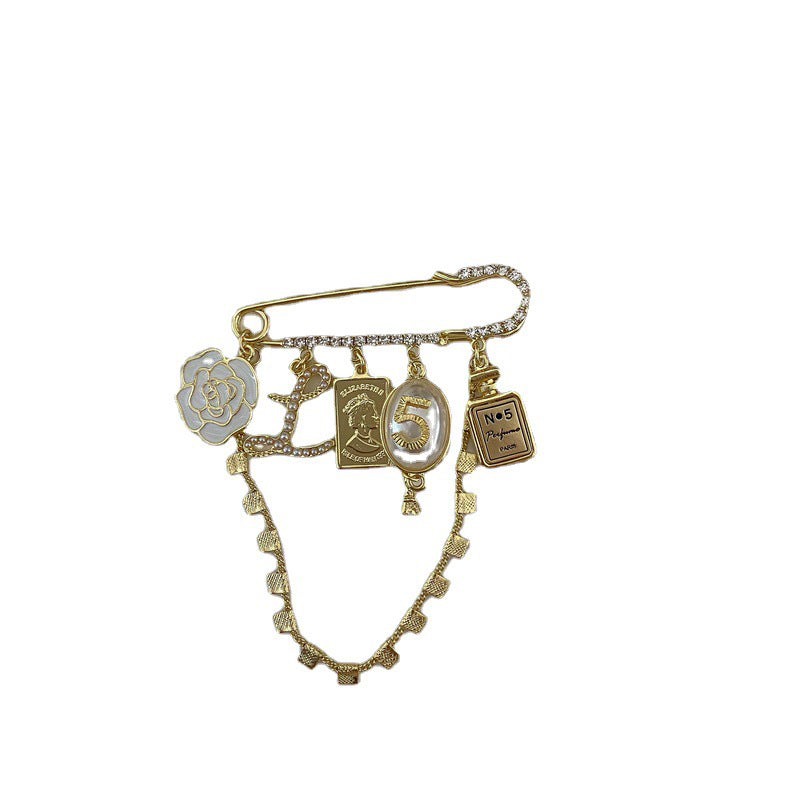 Gold Plated Brooch