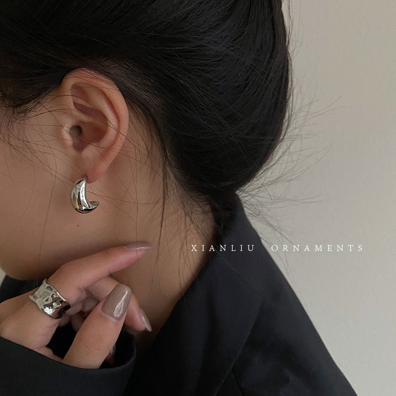 Silver Plated Stud Earrings