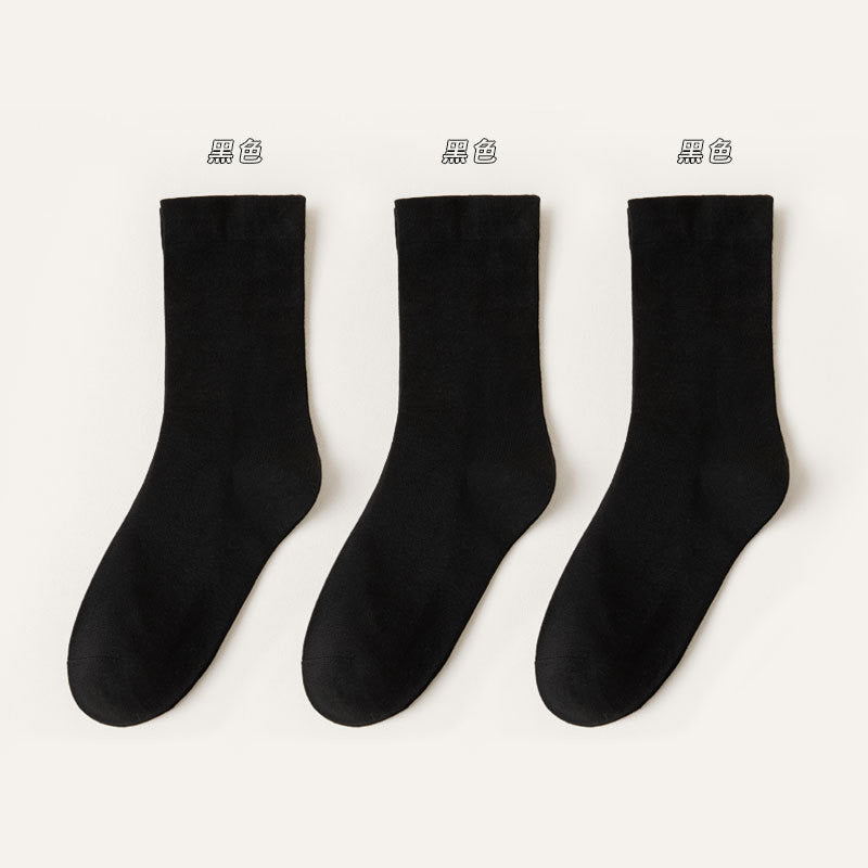 必备纯色袜子Essential Socks(buy2get1free)