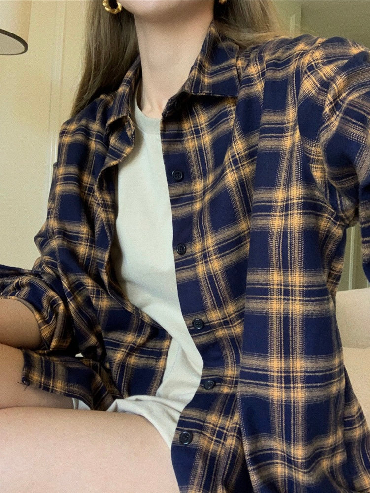 冷淡风格纹衬衫Classic Check Shirt