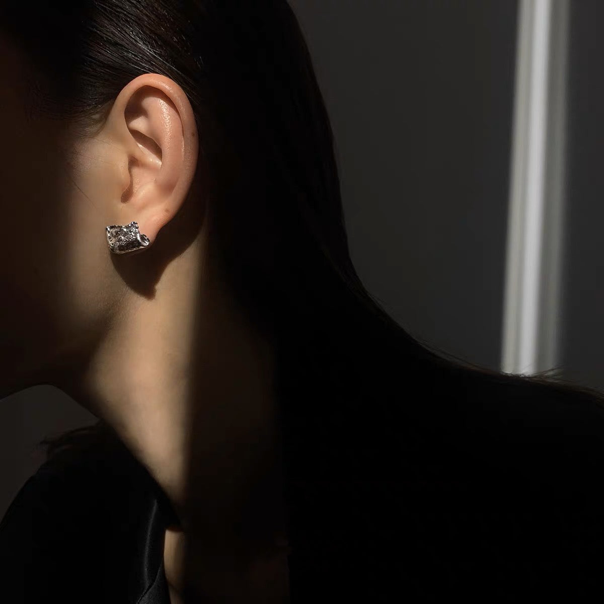 Unmatched Silver Plated Earrings