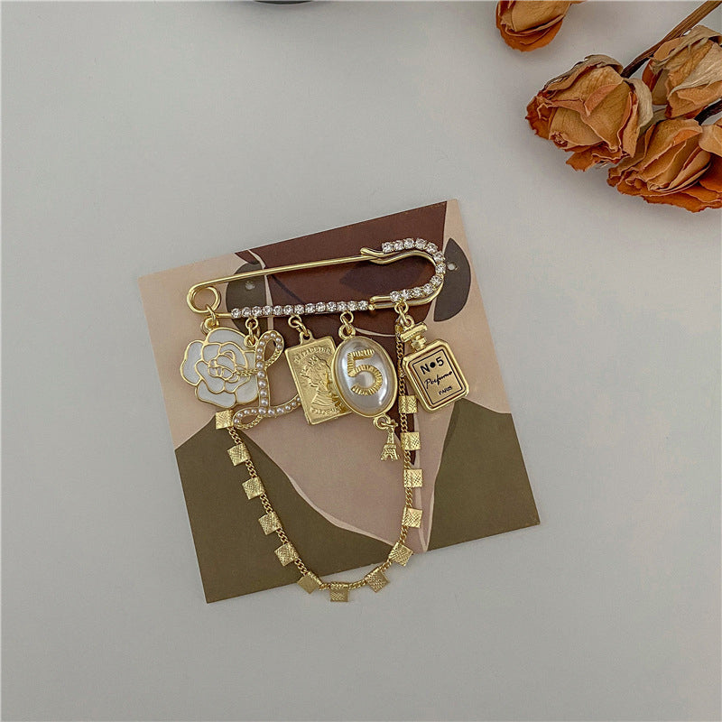 Gold Plated Brooch