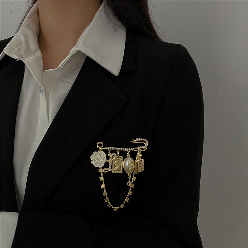 Gold Plated Brooch