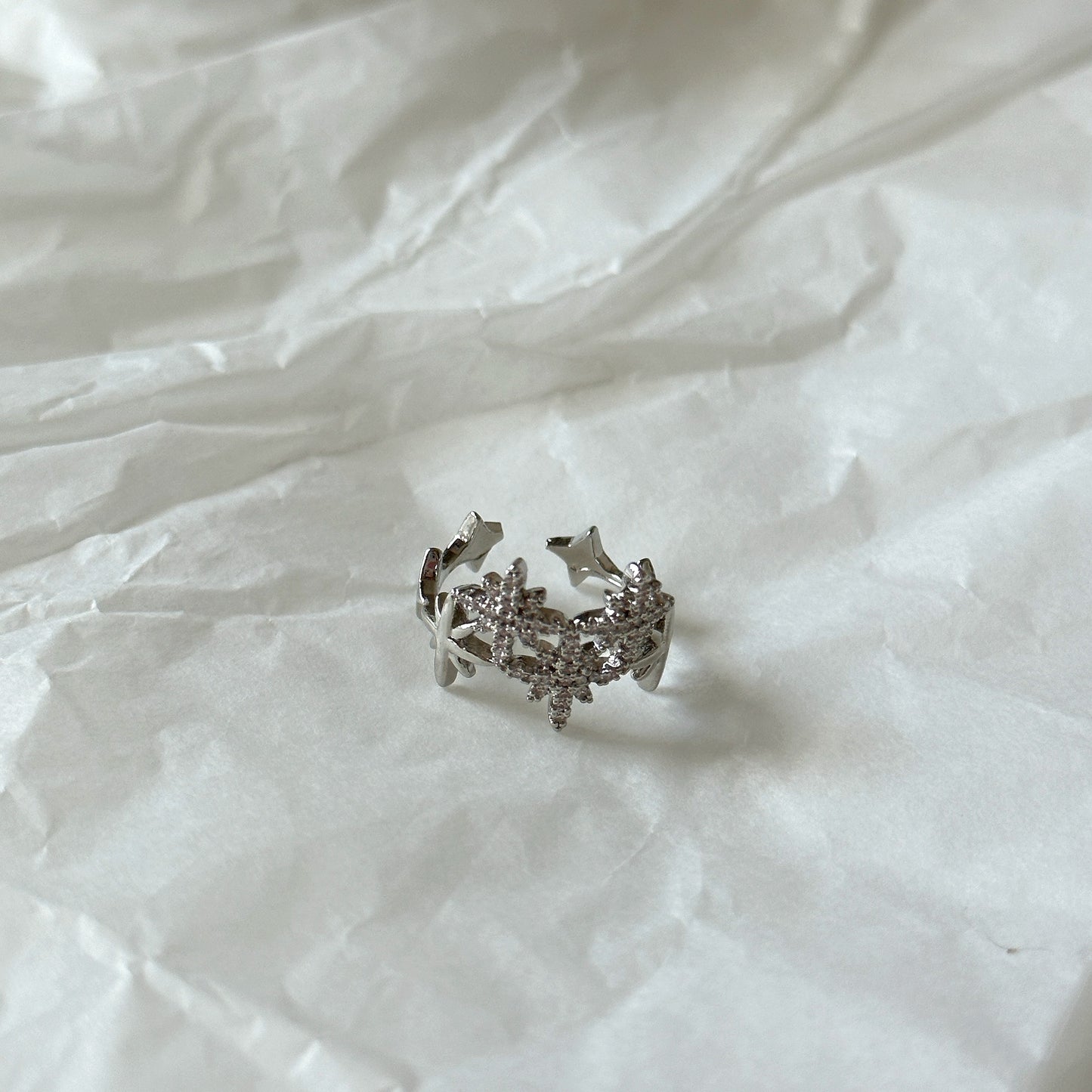 Silver Pentagram Ring