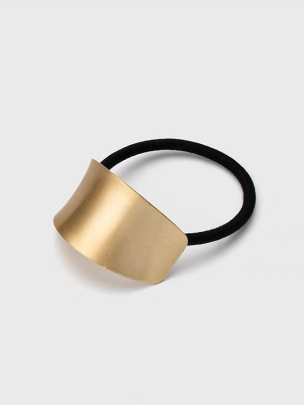 Gold Metal Hair Tie